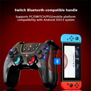 Беспроводной bluetooth-совместимый геймпад, Ослепительный для Ps3 Для коммутатора, беспроводной bluetooth-совместимый геймпад, беспроводной контроллер