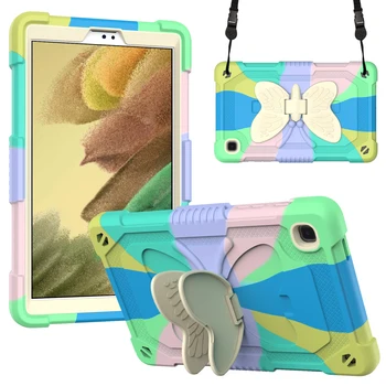 Детский Безопасный Противоударный Жесткий Чехол для планшета TPU Armor Stand Case Для Samsung Galaxy Tab A7 lite 8,7 