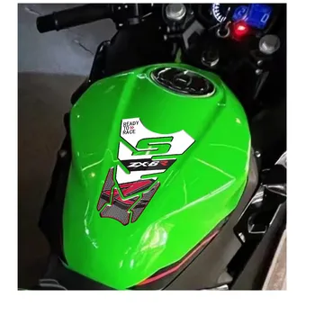 Наклейка На Бак мотоцикла 3D Резиновая Накладка На Бак для бензина, мазута, Защитная Крышка, Наклейки Для KAWASAKI ZX6R ZX-6R ZX6RR ZX636